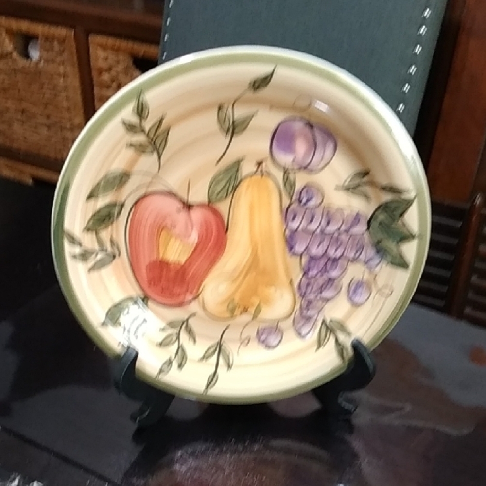 Discovery Home White Ceramic Plate